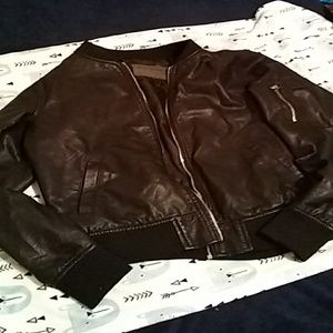Leather jacket
